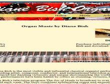 Tablet Screenshot of dianebishorgan.com